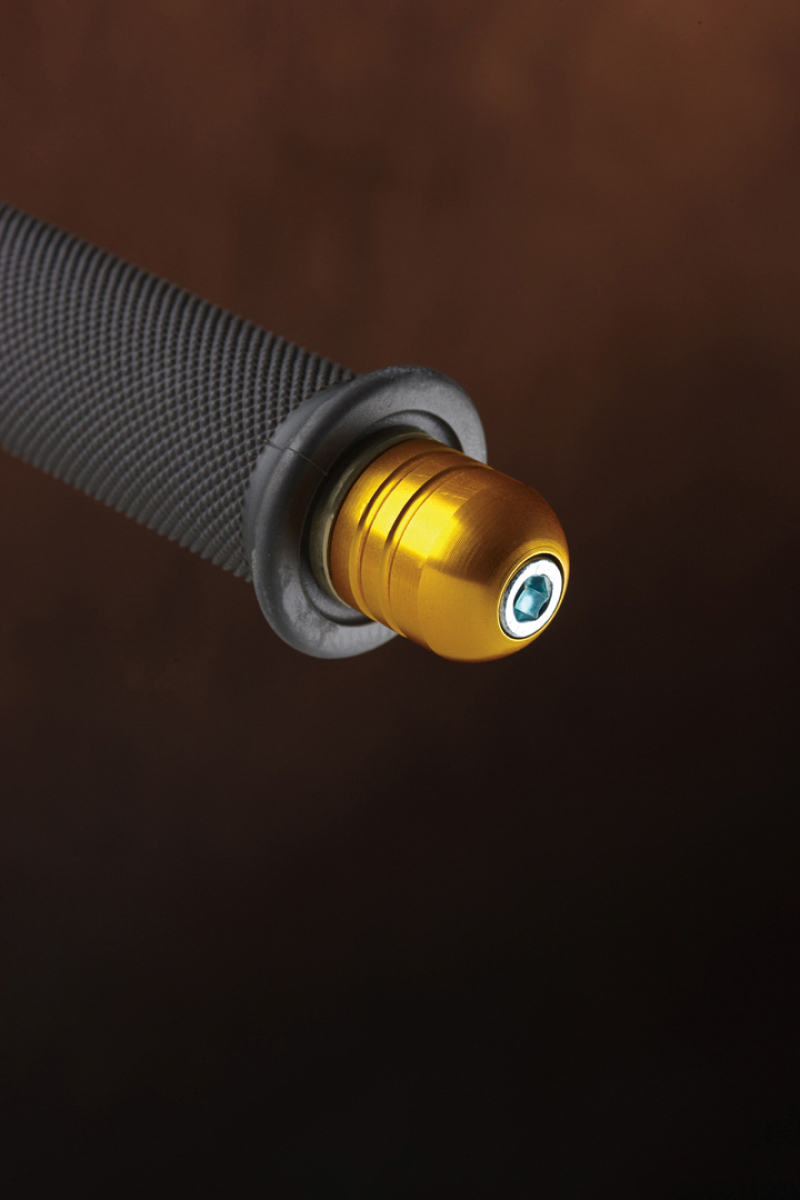 Renthal End Plugs Grip - Gold - Click Image to Close