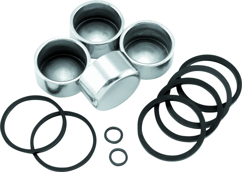 Bikers Choice Brake Caliper Rebuild Kit 00-17 4 Piston Except Brembo - Rebuild kit for 00-17 4 piston calipers except Brembo - Click Image to Close