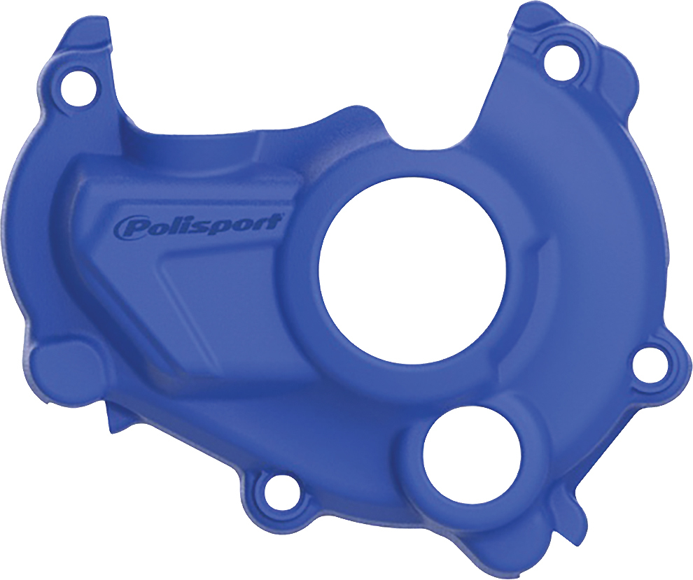 Blue Ignition Cover Protector - For 14-17 Yamaha YZ450F - Click Image to Close