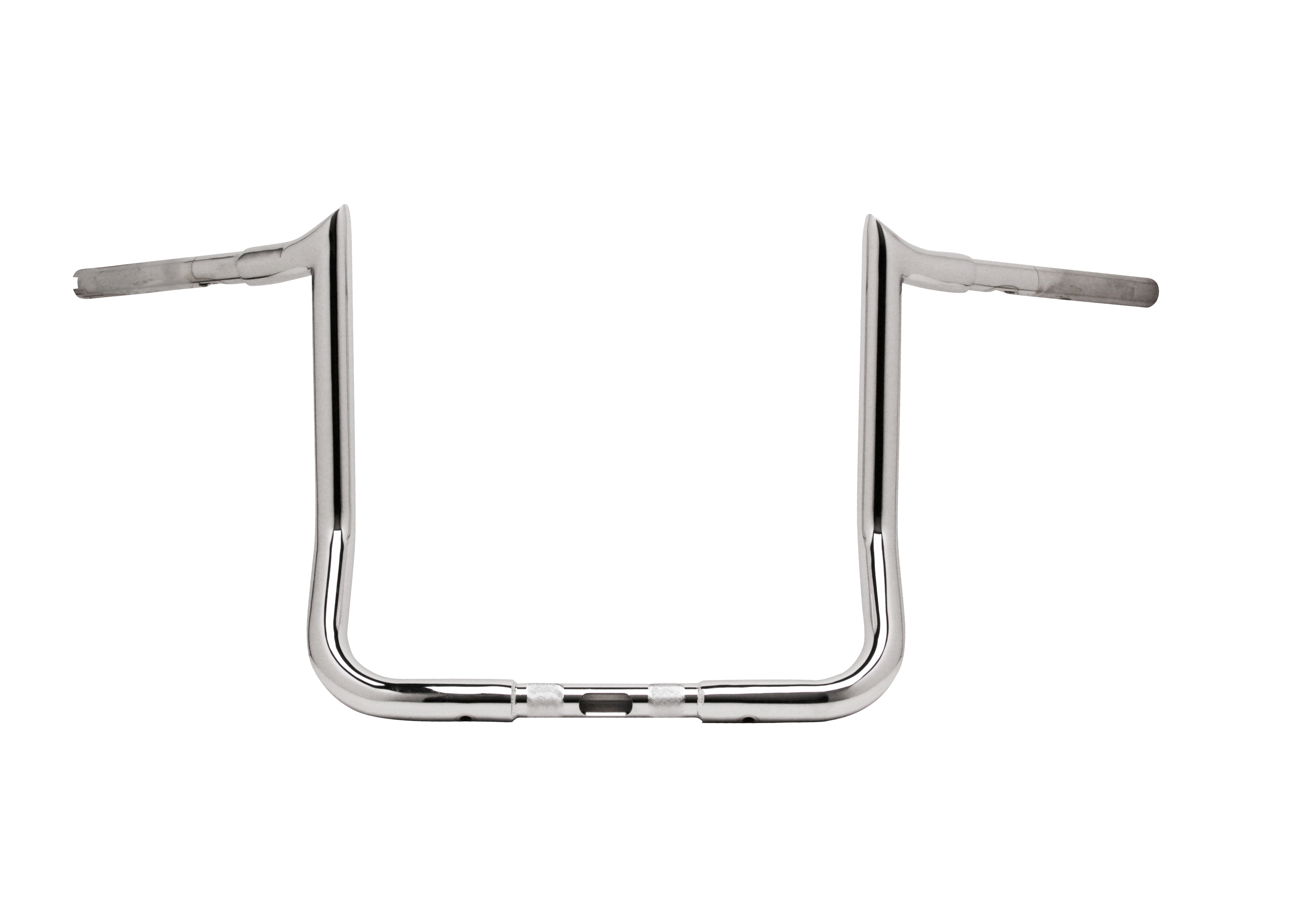 10" Monkey Handlebars Chrome - For 86-19 HD Touring - Click Image to Close