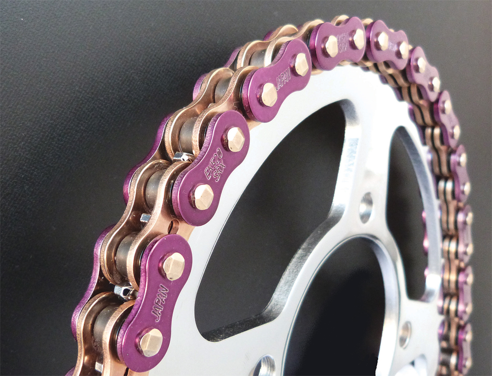 ZVX3 Chain 520X120 Purple - Click Image to Close