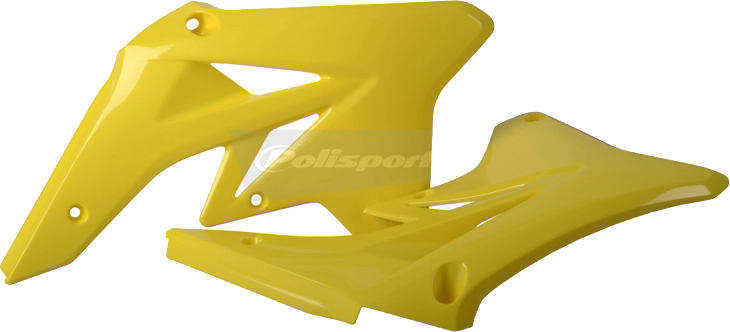 Radiator Shrouds - Yellow - For 07-09 Suzuki RMZ250 - Click Image to Close