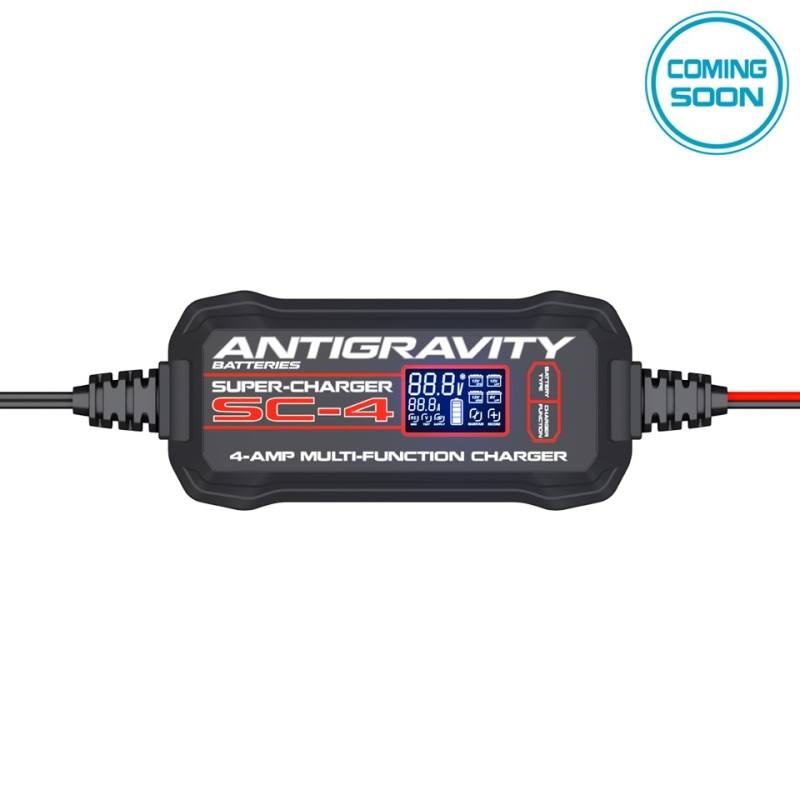 Antigravity SC-4 Super-Charger Automotive Motorcycle Battery Charger - Universal battery charger for automotive and powersports - Click Image to Close