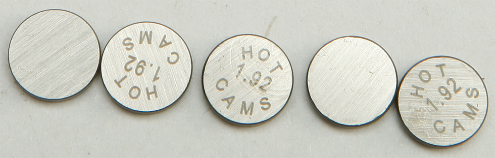 Hot Cams 8.90mm Valve Shim Kit 1.92mm 5-pack - Click Image to Close