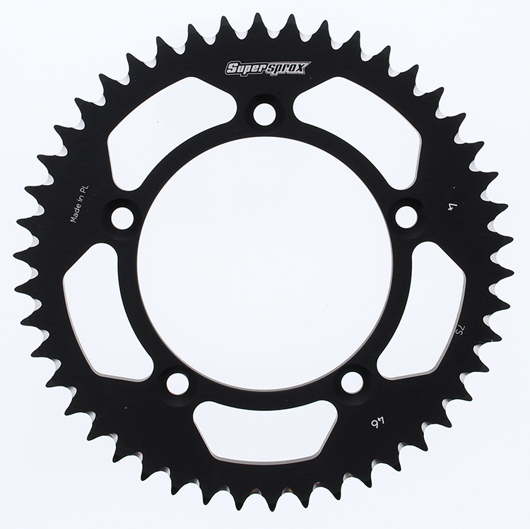 Aluminum Rear Sprocket 46T - Black - Click Image to Close