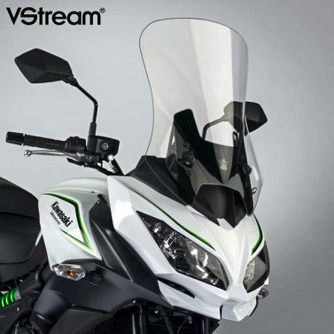 V-Stream Windscreen Clear Tall - For 17-18 Kawasaki Versys - Click Image to Close