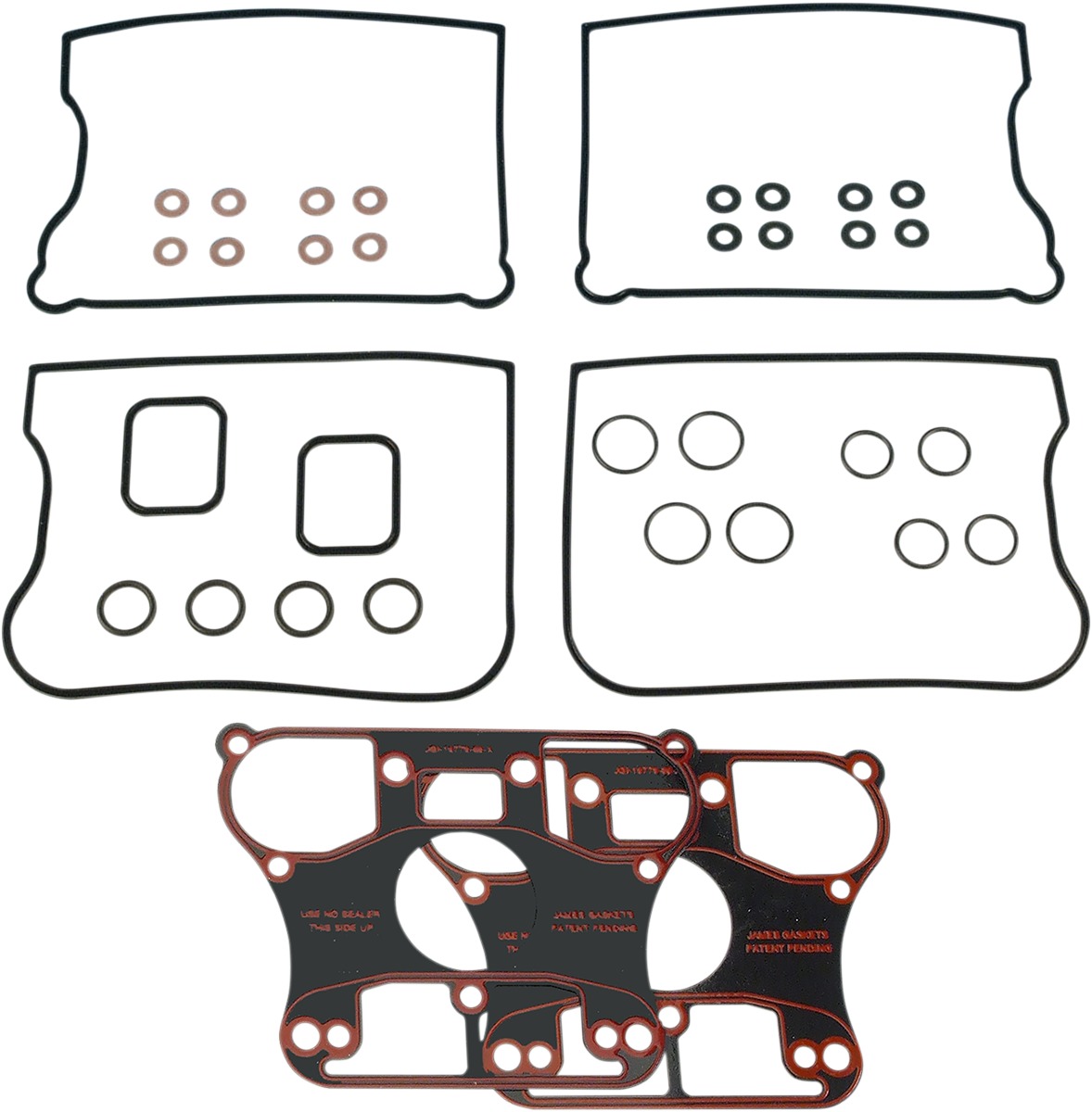 Rocker Gasket Kits by James Gaskets - Big Twin Gasket Kit - Click Image to Close