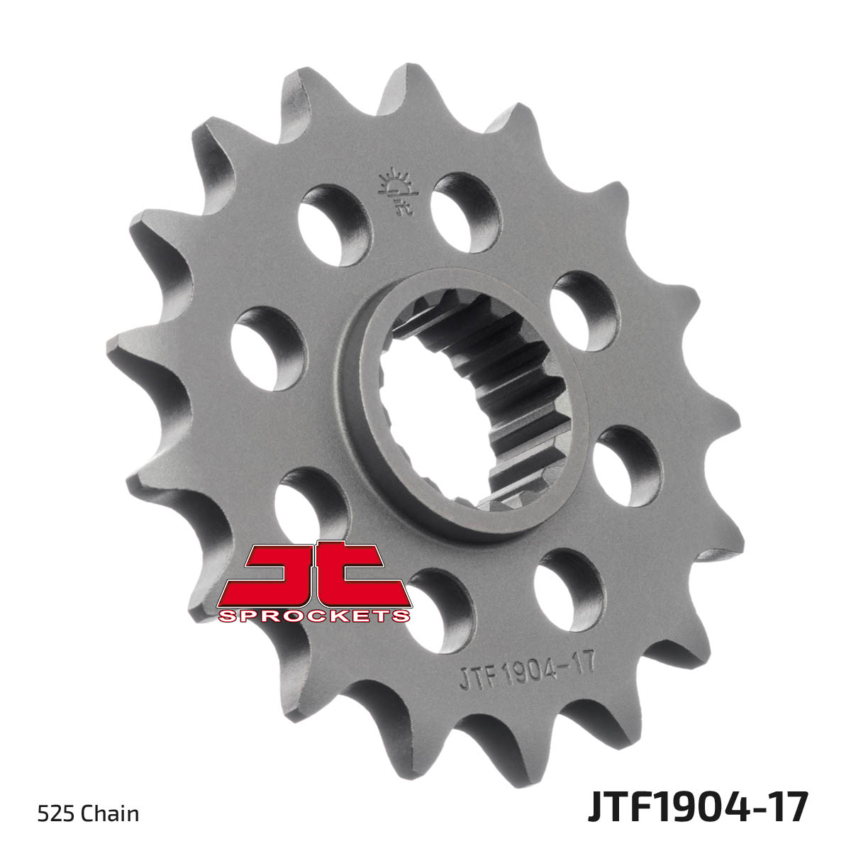 Front Steel Countershaft Sprocket - 17 Tooth 525 - Click Image to Close