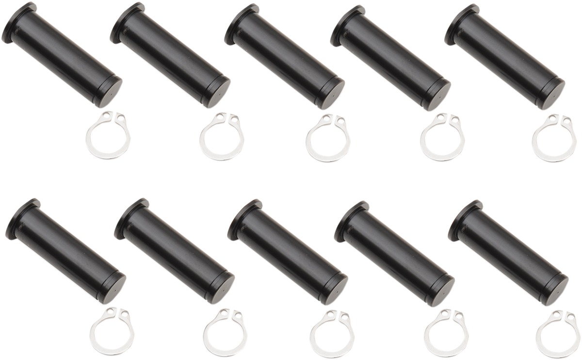 Drag Specialties Pivot Pin/Clip Kit 10 Pack For Harley-Davidson Models - Replacement pivot pin kit for Harley-Davidson - Click Image to Close