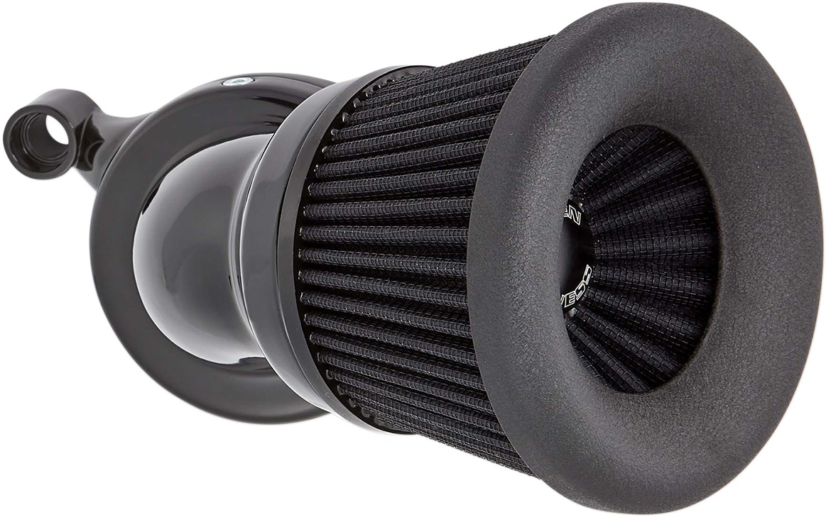 Arlen Ness Velocity 65 Deg. Air Cleaner Kit Black - Click Image to Close