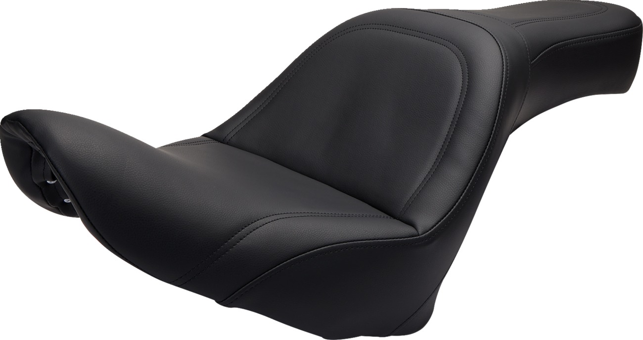Saddlemen King 2-Up Seat Black For Harley Softail Fat Boy Night Train - Click Image to Close