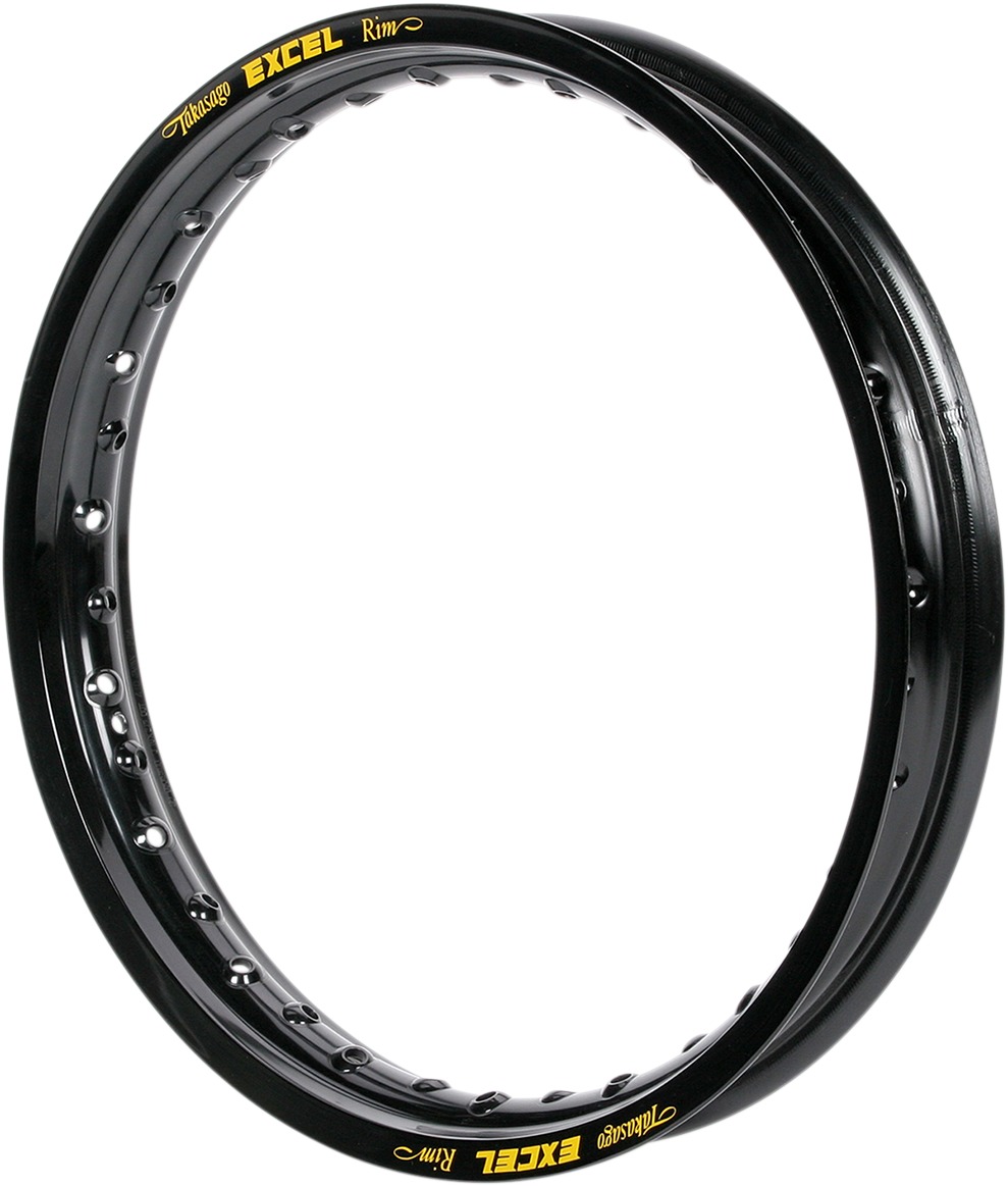 Rear 18x2.15 36H Black Takasago Rim - Click Image to Close