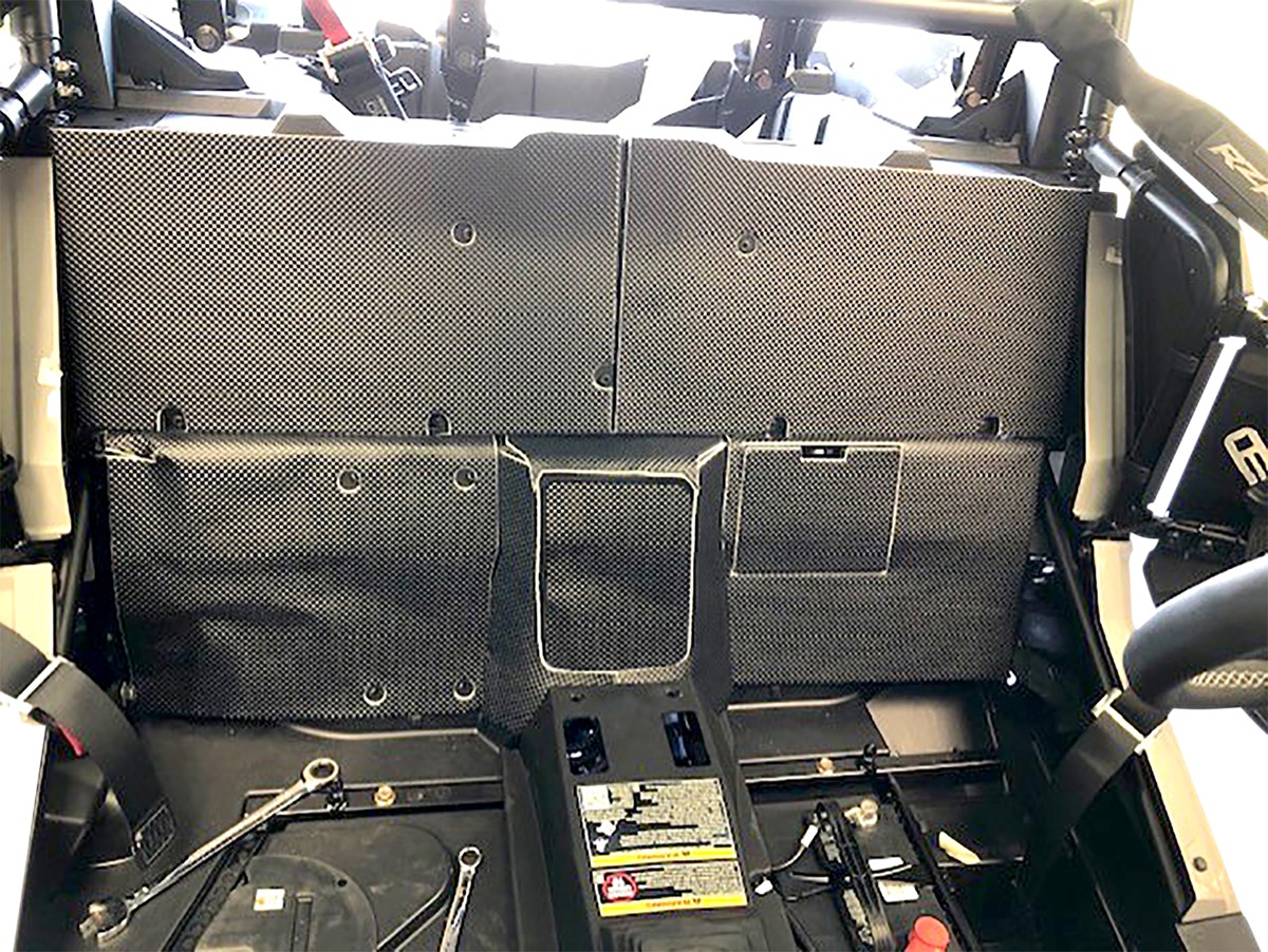 Seat Back Heat Shield Kit - 19-20 Polaris RZR 900/1000 - Click Image to Close