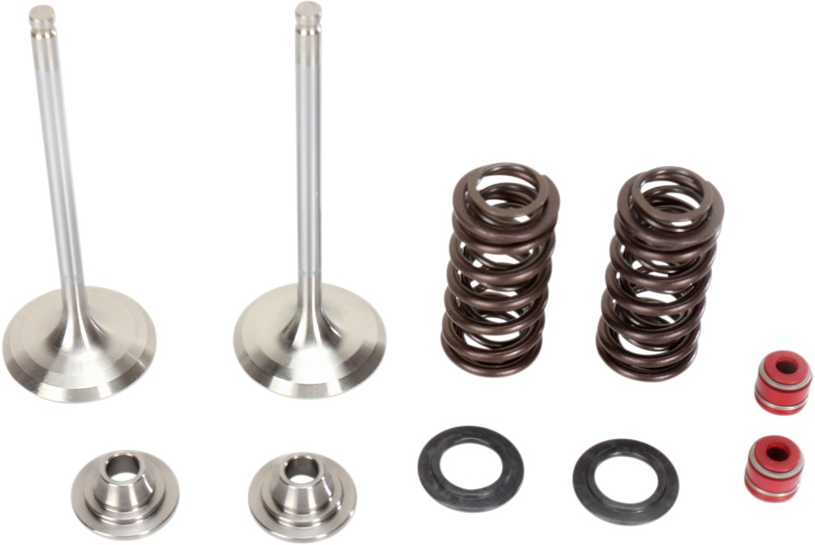 Stainless Exhaust Valve and Spring Kit - For Yamaha YZ450F WR450F YFZ450/R/X - Click Image to Close