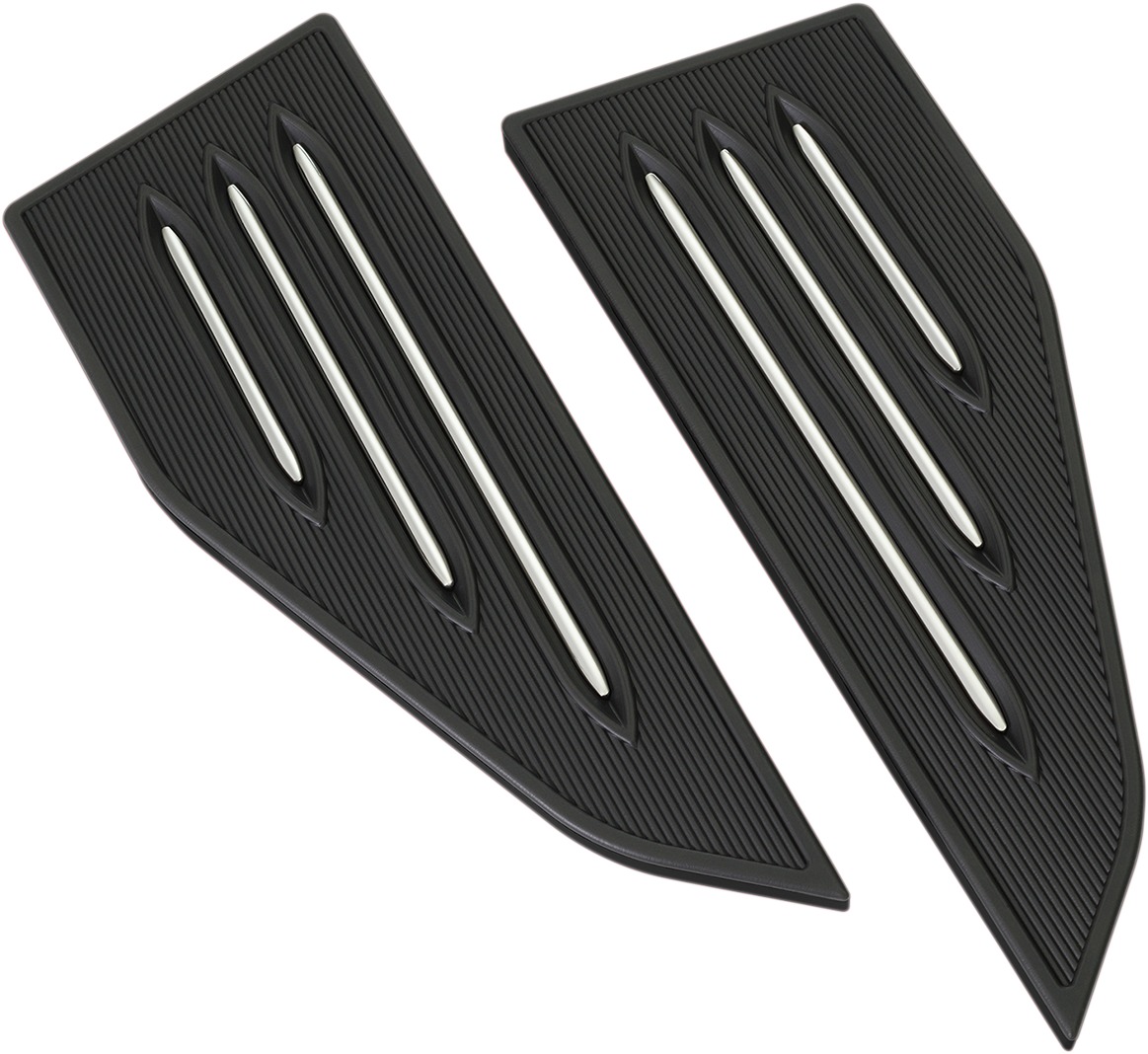 Show Chrome Passenger Board 3-Bar Insert - Click Image to Close