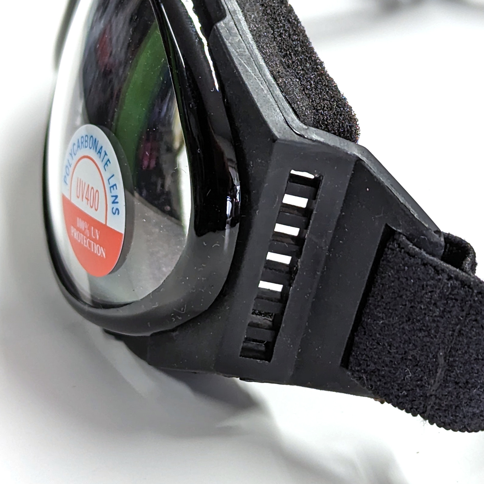 A30 Riding Goggles, Clear Lens w/ Foam Padded & Vented Frame - Click Image to Close