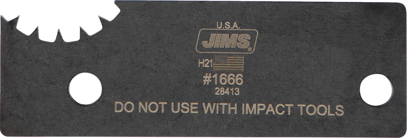 Jim's Pinion Gear Locking Tool for XL/Buell Crankshaft - Click Image to Close