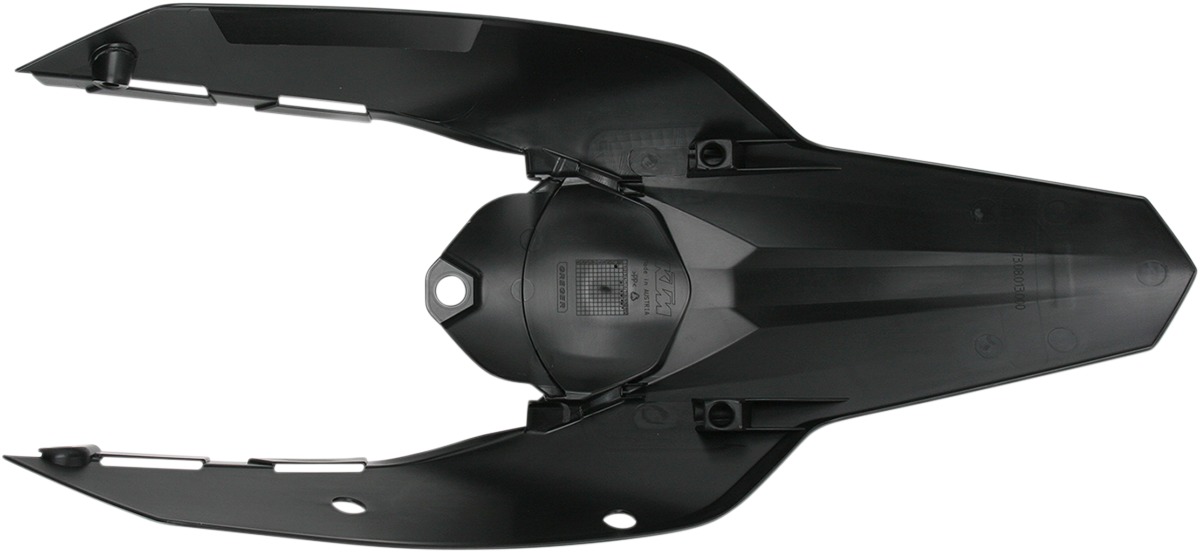 Black Rear Fender / Side Cowling - For 07-10 KTM 125-505 SX/XC - Click Image to Close