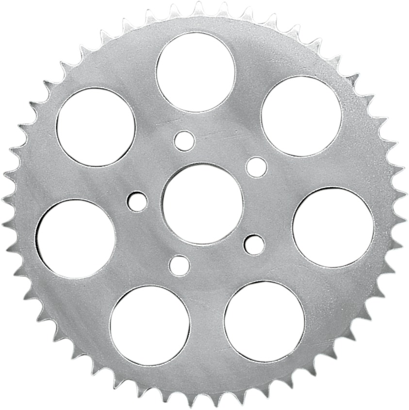 Carbon Steel Rear Sprocket 49T Chrome - For 82-85 Harley Sportster - Click Image to Close
