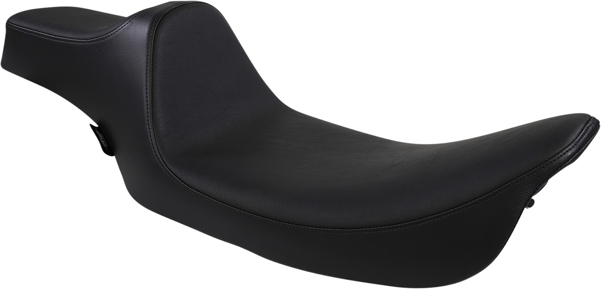 Drag Specialties Predator III Extended Reach Seat Black For Harley FLHX FLHR - Extended reach seat for Harley FLHX FLHR - Click Image to Close