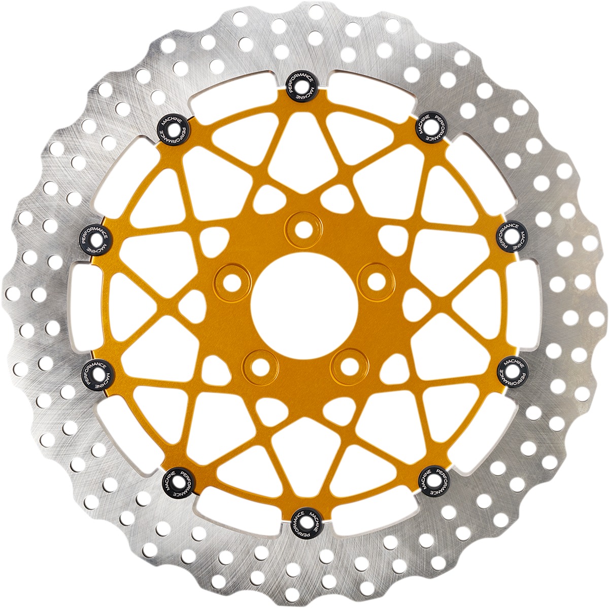Performance Machine Speedstar Brake Rotor 13" Gold Anodized - Click Image to Close