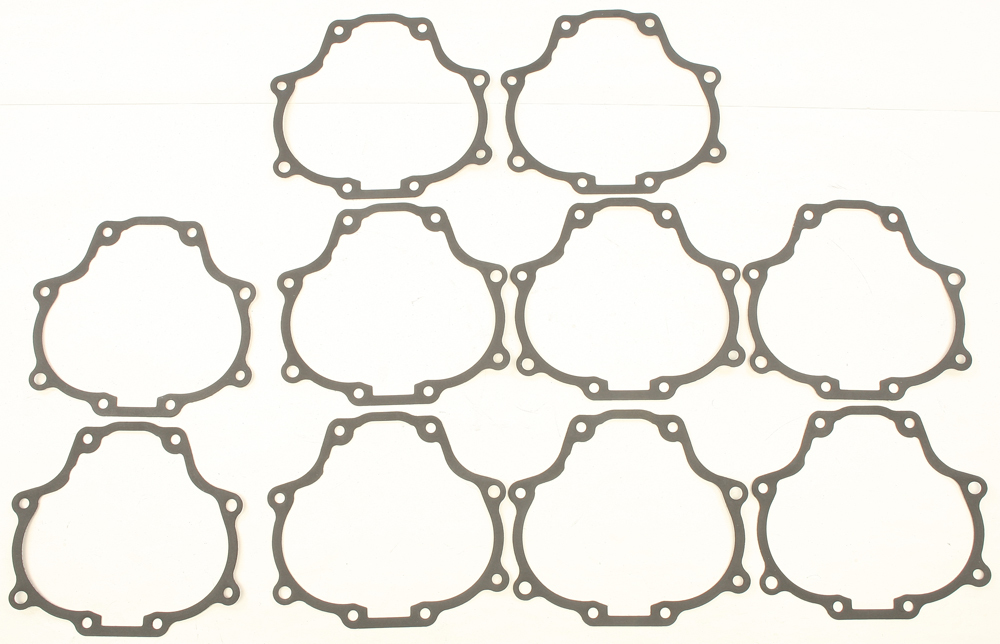 10 Pack Transmission Bearing Housing Gasket Replaces 35654-06 - Harley Dyna & Twin Cam - Click Image to Close