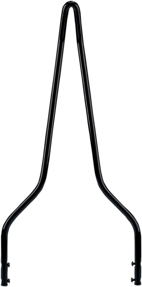 Black Attitude Sticks Sissy Bar - Round Bar, 18" Tall 11" Wide - Click Image to Close