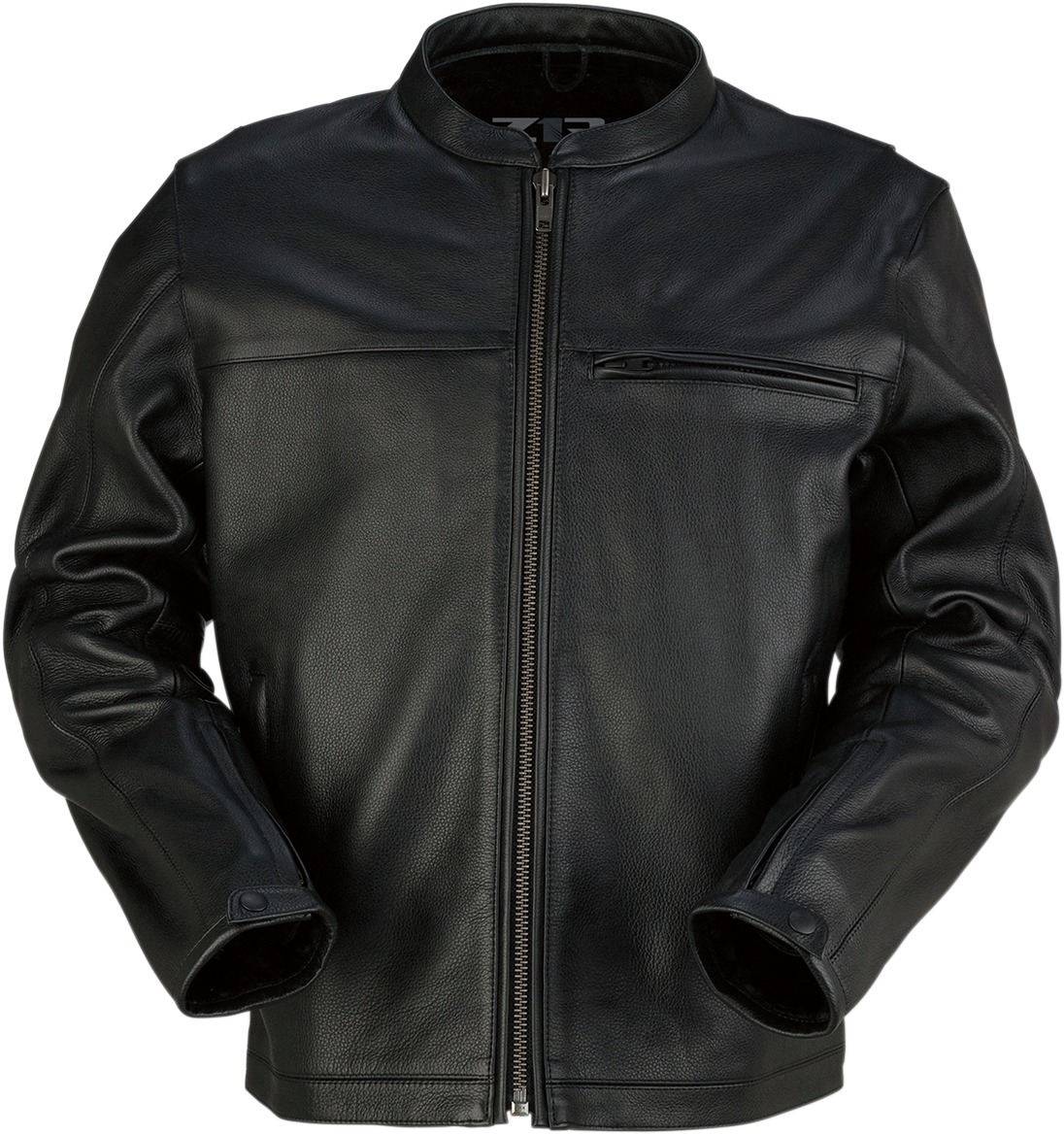 Z1R Munition Leather Jacket Black 4XL Men's - Men's black leather jacket, size 4XL - Click Image to Close