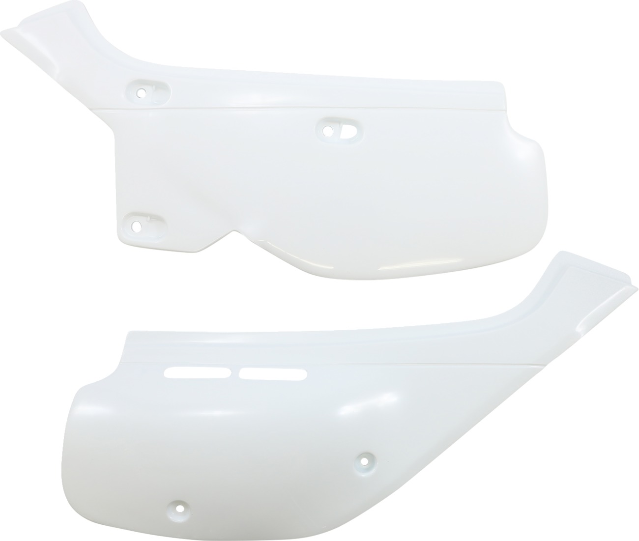 White Side Cover Kit - For 88-00 Honda XR600R - Click Image to Close