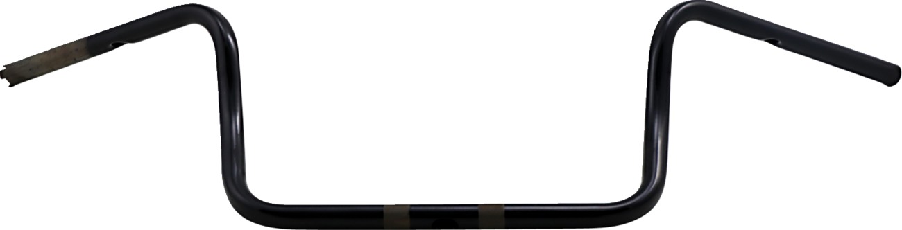 Drag Specialties 1 Inch Ape Hanger Handlebar Black 10in For Harley-Davidson - Click Image to Close