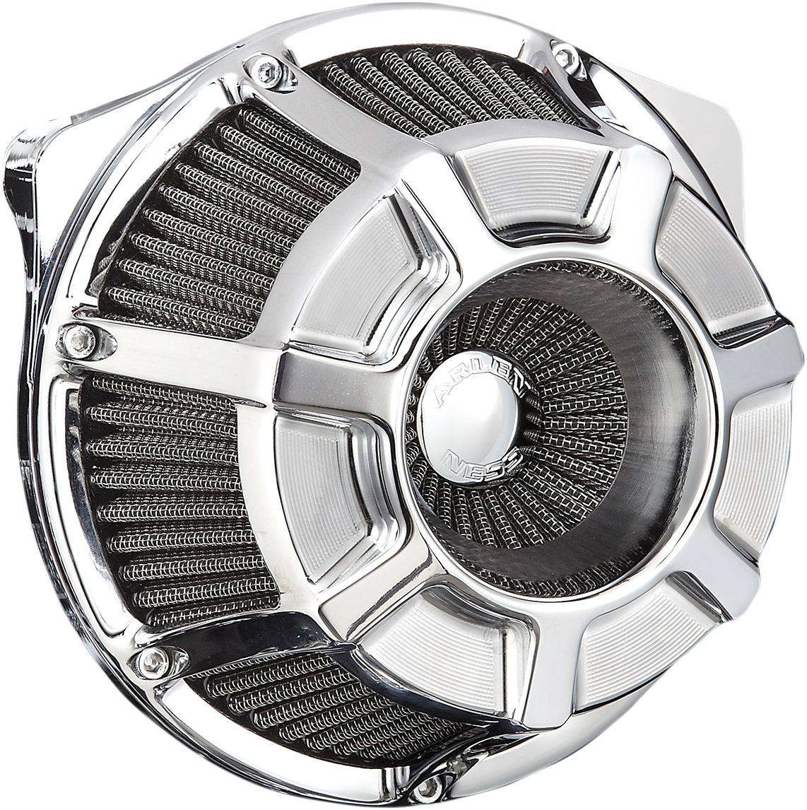Arlen Ness Inverted Series Air Cleaner Kit, Chrome - Click Image to Close