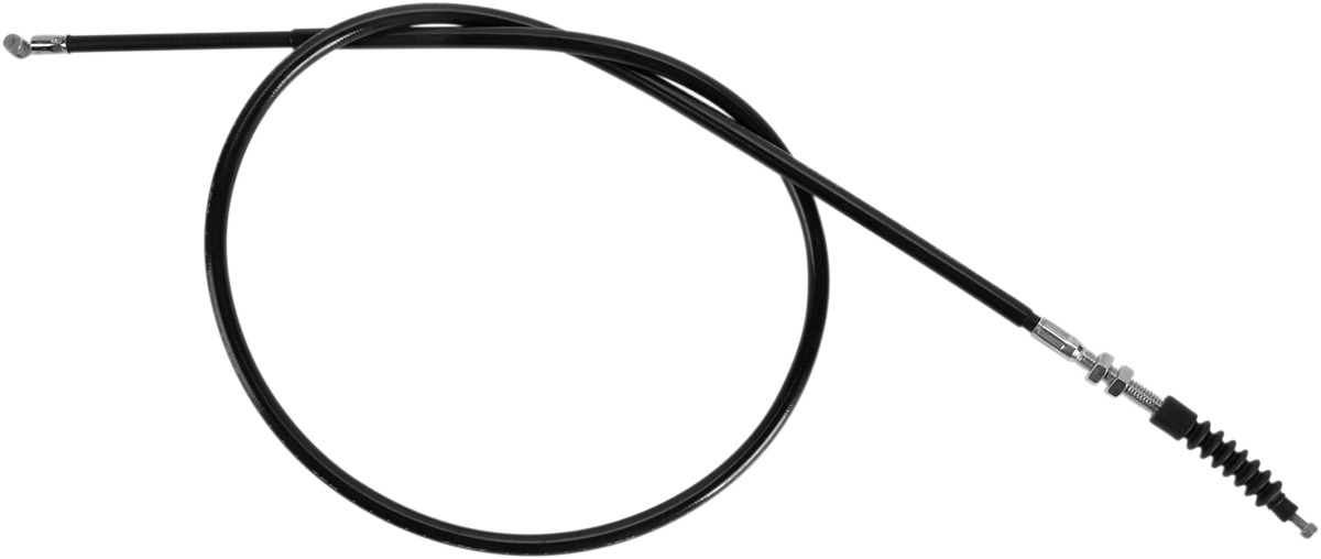 Black Vinyl Clutch Cable - Kawasaki KLR250 KL600 - Click Image to Close