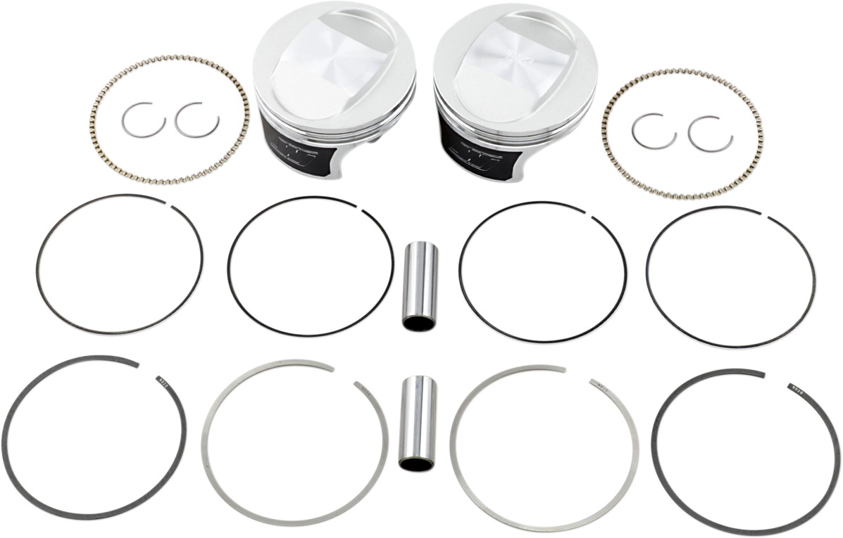 Wiseco Tracker Series Piston Kit 3.885in +0.010 10.5:1 For Harley 99-06 - Click Image to Close