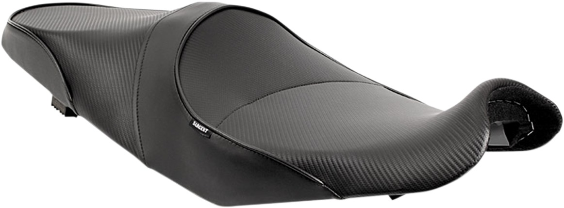 World Sport Performance Plain CarbonFX Vinyl 2-Up Seat Low - Concours - Click Image to Close