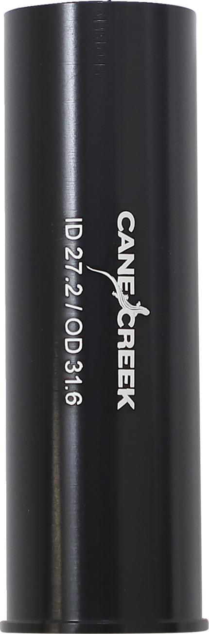Cane Creek Seat Post Adapter 31.6mm to 27.2mm Black Aluminum - Reduces seatpost diameter from 31.6mm to 27.2mm - Click Image to Close