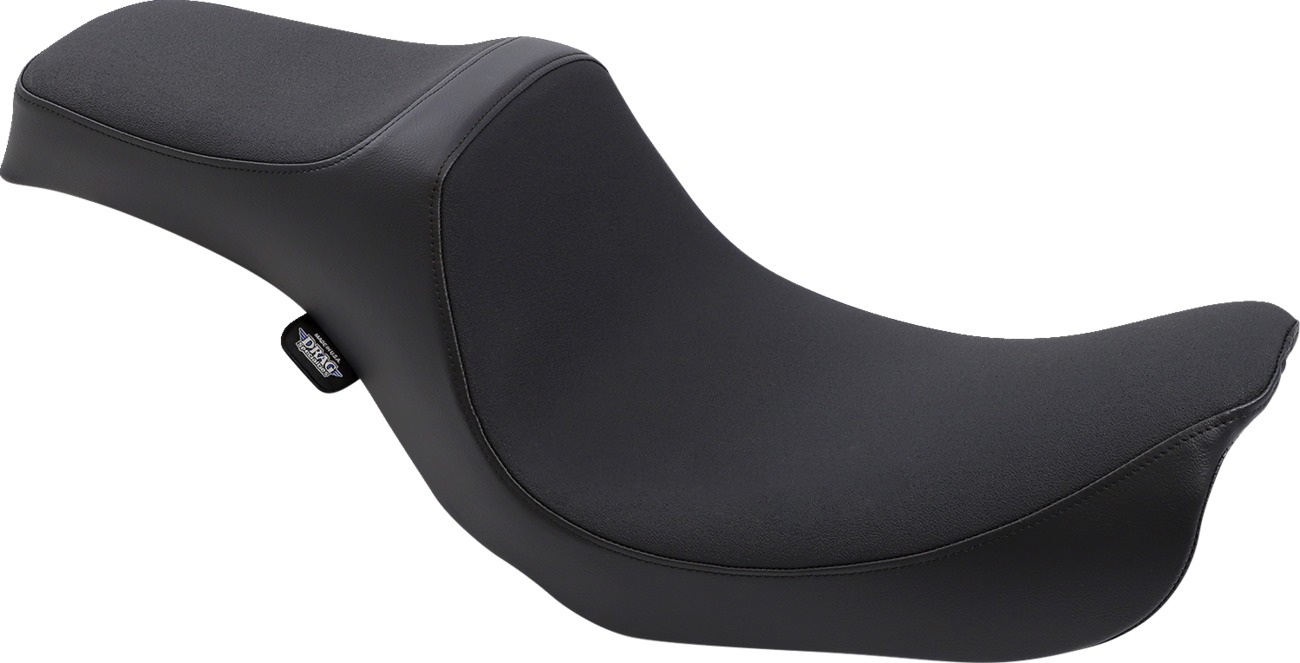 Drag Specialties Predator III Slip Stop Seat Black For Harley Dyna/FLD/FXD - Slip Stop seat for Harley Dyna and FLD models - Click Image to Close