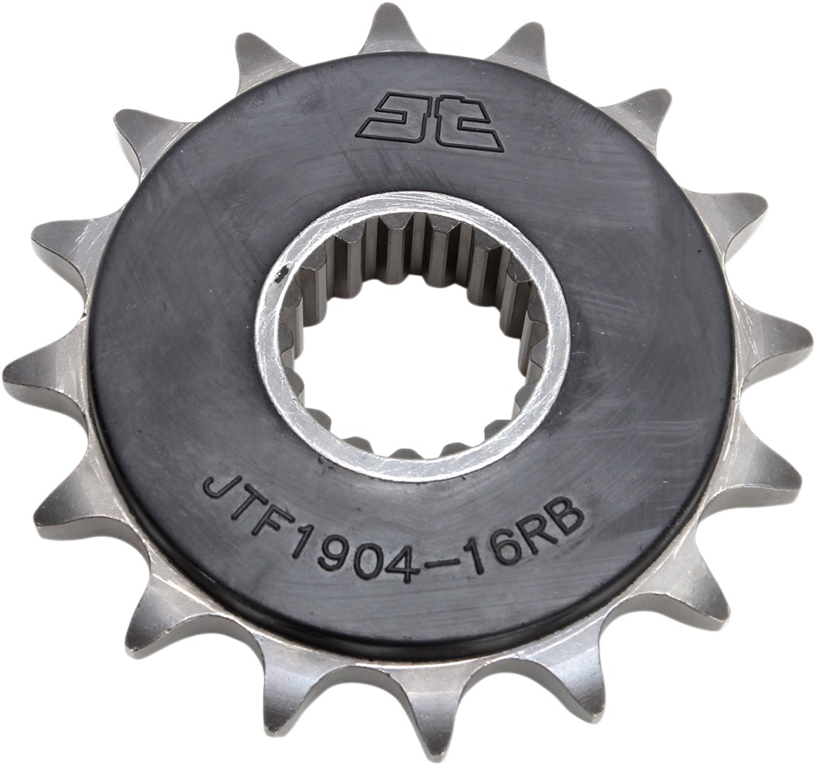 Front Steel Countershaft Sprocket w/ Rubber Damper - 16 Tooth 525 - Click Image to Close
