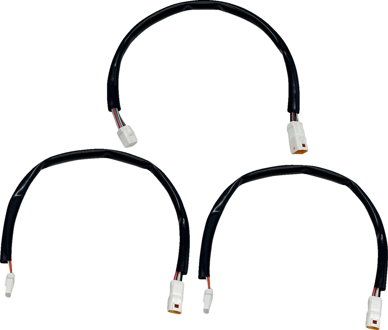 Fat Baggers Handlebar Wire Extension Kit 14in Black For 2023-2024 Harley Touring - Click Image to Close