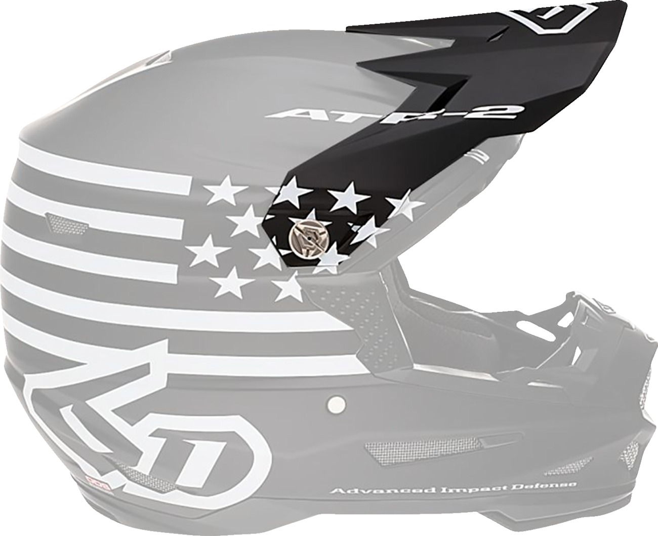 6D Helmets ATR-2 Helmet Visor Tactical Black Adult One Size - Replacement visor for 6D ATR-2 helmets - Click Image to Close
