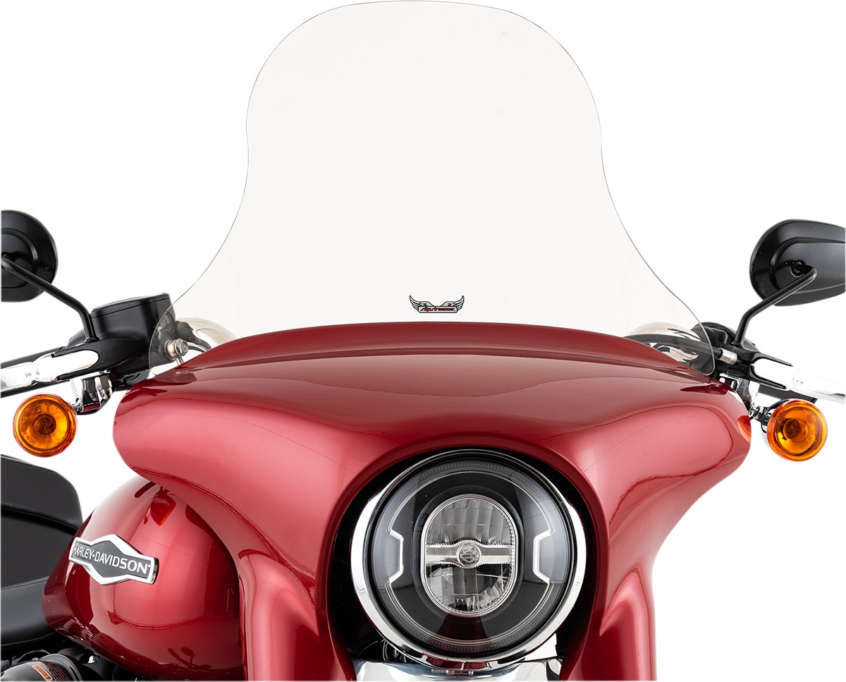 Light Smoke 12" Windshield - For 18+ Harley Sport Glide - Click Image to Close