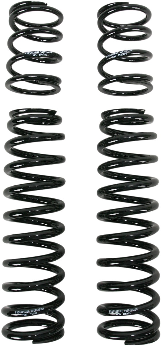 Black 13 Series Progressive Springs For PSI Shocks 80/175 lbs/in - Click Image to Close