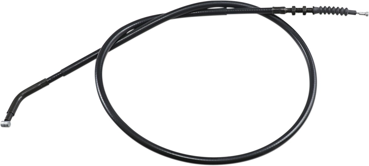 Black Vinyl Clutch Cable - Kawasaki ZX6R ZX550Gpz - Click Image to Close