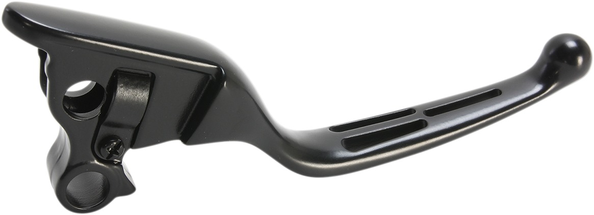 Drag Specialties Slotted Wide Blade Clutch Lever Black For Harley-Davidson - Click Image to Close