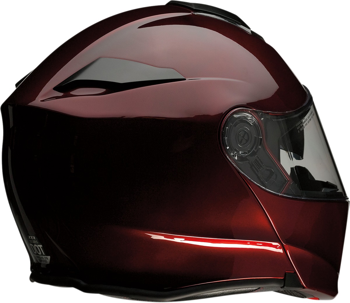 Solaris Modular Street Helmet Wine 2X-Large - Click Image to Close