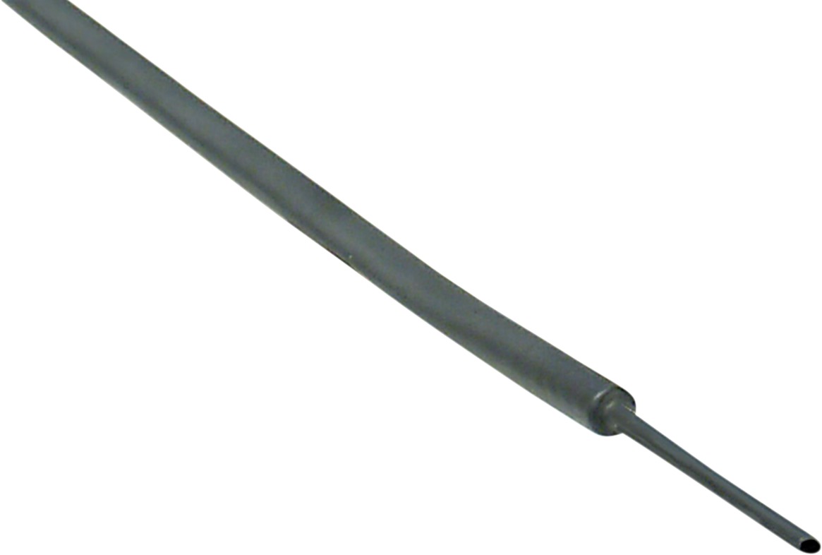 DEI Hi-Temp Shrink Tubes 6.4mm x 4ft Black Polyolefin - Flexible hi-temp shrink tube, 6.4mm x 4ft, Black - Click Image to Close
