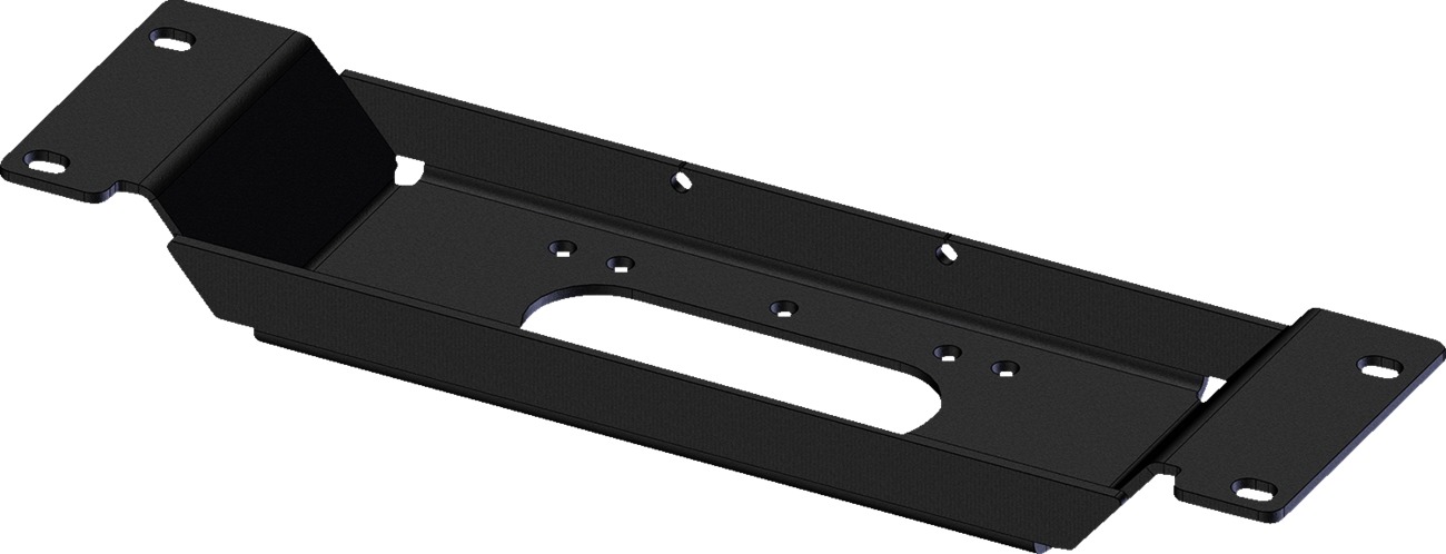 KFI Winch Mount Black Fits 22-23 Polaris Ranger SP 570/Crew/PRO XD - Click Image to Close