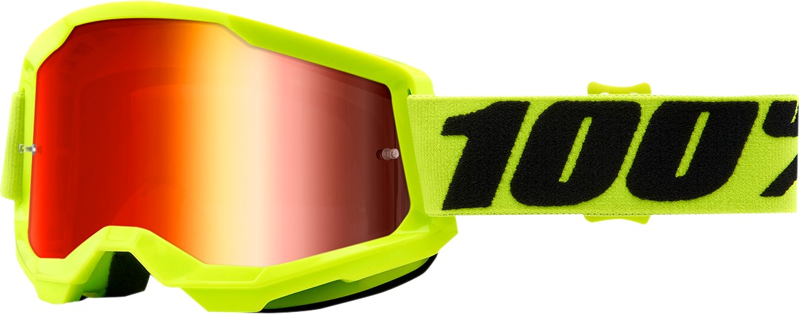 Strata 2 Yellow Goggles - Red Mirror Lens - Click Image to Close
