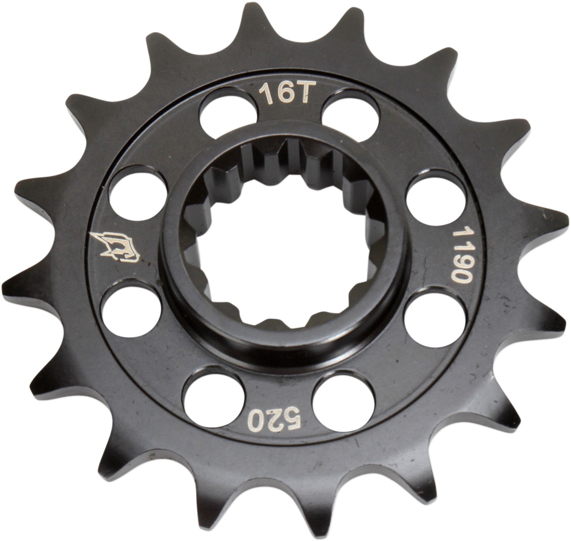 Driven 520 Steel Front Sprocket 16T Black For For 09-22 BMW S1000R/RR - Click Image to Close