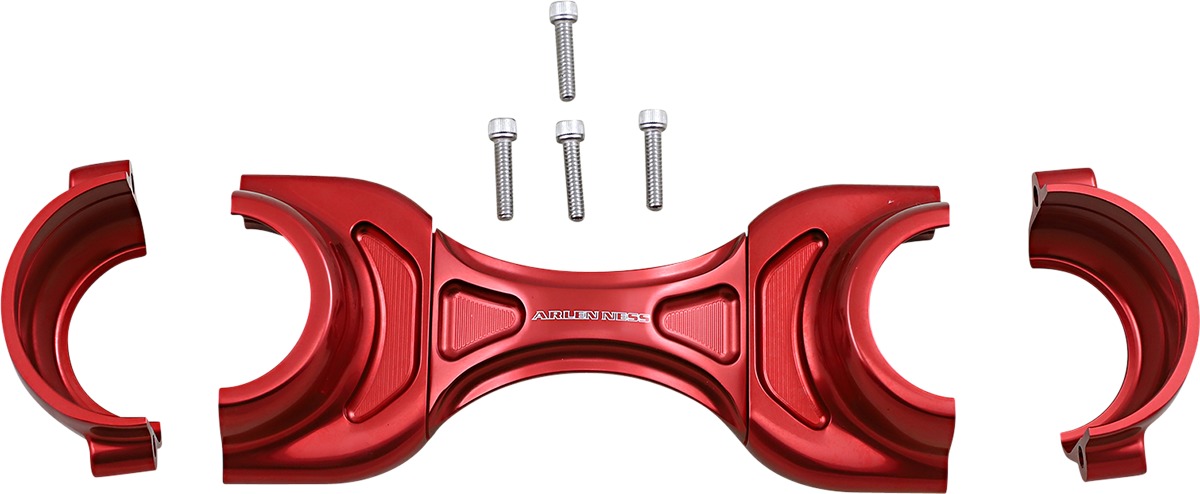 Method Fork Brace Red by Arlen Ness Fits 06+ Dyna - Click Image to Close