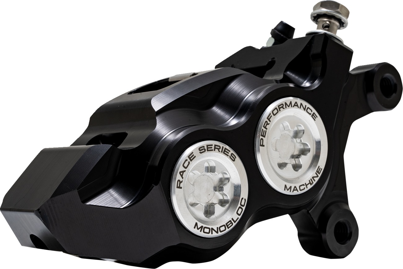 Performance Machine Race Series Monobloc Caliper Right Harley FL Softail V-Rod - Click Image to Close